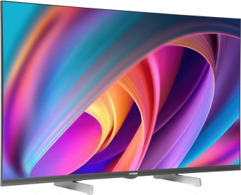 Телевизор LED Hyundai 32" H-LED32BS5100 WebOS Frameless Metal черный/серый HD 60Hz DVB-T DVB-T2 DVB-C DVB-S DVB-S2 USB WiFi Smart TV - купить недорого с доставкой в интернет-магазине