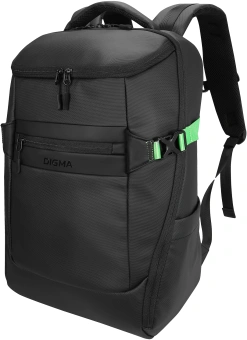 Рюкзак для ноутбука 15.6" Digma Game G1 черный полиэстер (DGBP15G1BK) - купить недорого с доставкой в интернет-магазине