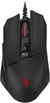 Мышь A4Tech Bloody W65 Max Mini черный оптическая (12000dpi) USB (9but) - купить недорого с доставкой в интернет-магазине