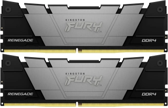 Память DDR4 2x8GB 4266MHz Kingston KF442C19RB2K2/16 Fury Renegade Black RTL Gaming PC4-34100 CL19 DIMM 288-pin 1.4В single rank с радиатором Ret - купить недорого с доставкой в интернет-магазине