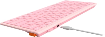 Клавиатура A4Tech Fstyler FBX51C розовый USB беспроводная BT/Radio slim Multimedia (FBX51C PINK) - купить недорого с доставкой в интернет-магазине
