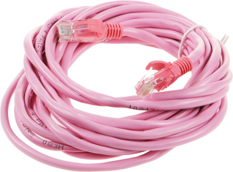 Патч-корд Premier PP12-5M/RO 1000Гбит/с UTP 4 пары cat.5E CCA molded 5м розовый RJ-45 (m)-RJ-45 (m) - купить недорого с доставкой в интернет-магазине