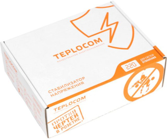 Стабилизатор напряжения Бастион Teplocom ST-222/500-И 150Вт 200ВА серебристый - купить недорого с доставкой в интернет-магазине