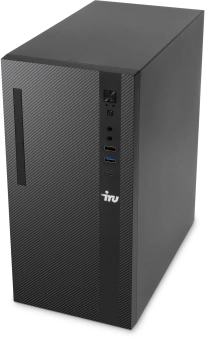 ПК IRU Planio 310H6SC MT i3 13100F (3.4) 16Gb SSD512Gb GT610 2Gb Windows 11 Pro GbitEth 400W черный (2153497) - купить недорого с доставкой в интернет-магазине