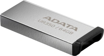 Флеш Диск A-Data 64GB UR350 UR350-64G-RSR/BK USB3.2 серебристый/черный - купить недорого с доставкой в интернет-магазине