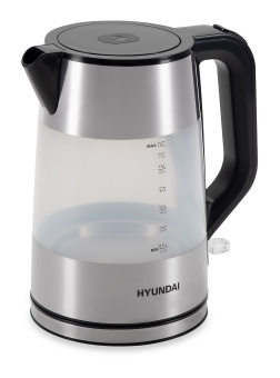 Чайник электрический Hyundai HYK-P4026 1.9л. 2200Вт черный (корпус: пластик) - купить недорого с доставкой в интернет-магазине