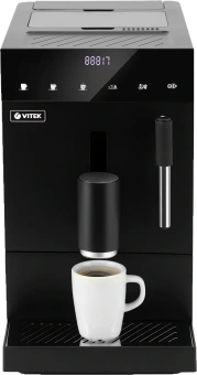 Кофемашина Vitek Metropolis VT-8701 1350Вт черный - купить недорого с доставкой в интернет-магазине