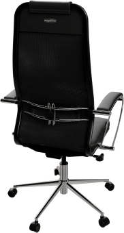 Кресло Метта ErgoLife Set 16 черный сиденье черный сетка с подголов. крестов. металл хром - купить недорого с доставкой в интернет-магазине