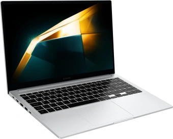 Ноутбук Samsung Galaxy Book 4 NP750 Core 7 150U 16Gb SSD512Gb Intel Graphics 15.6" PLS FHD (1920x1080) Windows 11 Home English silver WiFi BT Cam (NP750XGK-KS3IN) - купить недорого с доставкой в интернет-магазине