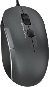 Мышь A4Tech Fstyler FM26S серый/черный оптическая 1600dpi silent USB для ноутбука 4but (FM26S USB (SMOKY GREY)) - купить недорого с доставкой в интернет-магазине