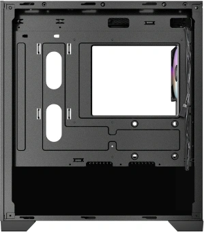 Корпус Azza AEROHEX-M черный без БП mATX 4x120mm 1xUSB2.0 2xUSB3.0 audio bott PSU - купить недорого с доставкой в интернет-магазине