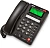 Телефон проводной Ritmix RT-550 черный