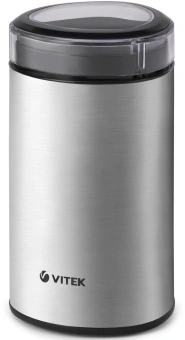 Кофемолка Vitek VT-1544 200Вт сист.помол.:ротац.нож вместим.:70гр стальной - купить недорого с доставкой в интернет-магазине