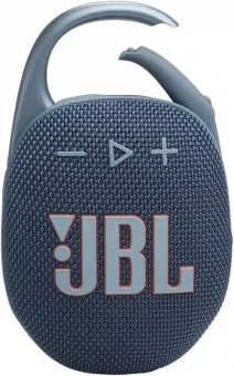 Колонка порт. JBL Clip 5 синий 7W Mono BT 10м 1400mAh (JBLCLIP5BLU) - купить недорого с доставкой в интернет-магазине