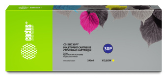 Картридж струйный Cactus CS-SJIC30PY C33S020642 желтый (295мл) для Epson ColorWorks TM-C7500G - купить недорого с доставкой в интернет-магазине