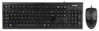 Клавиатура + мышь A4Tech KR-8520D клав:черный мышь:черный USB - купить недорого с доставкой в интернет-магазине