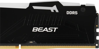 Память DDR5 32GB 5200MHz Kingston KF552C40BBA-32 Fury Beast Black RGB RTL Gaming PC5-41600 CL40 DIMM UDIMM 288-pin 1.25В dual rank с радиатором Ret - купить недорого с доставкой в интернет-магазине