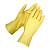 Перчатки латексные L (упак.:1 пара) желтый