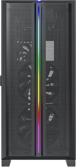 Корпус Montech Sky One Lite черный без БП ATX 3x120mm 2xUSB3.0 1xUSB3.1 audio bott PSU - купить недорого с доставкой в интернет-магазине