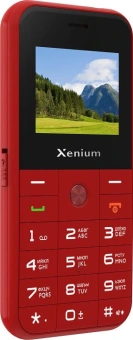 Мобильный телефон Xenium X718 красный моноблок 2Sim 1.77" 128x160 Spreadtrum ThreadX RTOS 0.3Mpix GSM900/1800 MP3 - купить недорого с доставкой в интернет-магазине