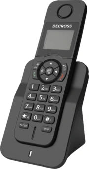 Р/Телефон Dect Decross DC1005 черный АОН - купить недорого с доставкой в интернет-магазине