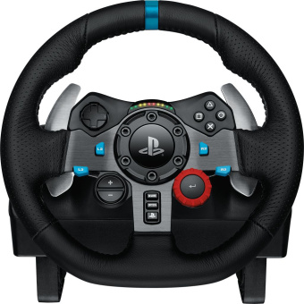 Руль Logitech G29 Driving Force Racing 14кноп. (с педалями) черный - купить недорого с доставкой в интернет-магазине