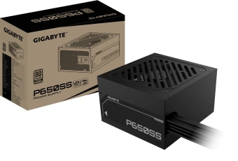 Блок питания Gigabyte ATX 650W GP-P650SS 80+ silver (20+4pin) APFC 120mm fan 5xSATA RTL - купить недорого с доставкой в интернет-магазине