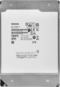 Жесткий диск Toshiba SATA-III 24TB MG11ACA24TE Server Enterprise Capacity 512E (7200rpm) 512Mb 3.5" - купить недорого с доставкой в интернет-магазине