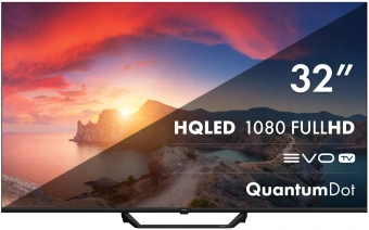 Телевизор QLED Haier 32" Smart TV S2 Pro Frameless черный FULL HD 60Hz DVB-T DVB-T2 DVB-C DVB-S DVB-S2 USB WiFi Smart TV (RUS) - купить недорого с доставкой в интернет-магазине