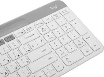 Клавиатура Logitech K580 белый/серебристый USB беспроводная BT/Radio slim Multimedia (920-009209) - купить недорого с доставкой в интернет-магазине