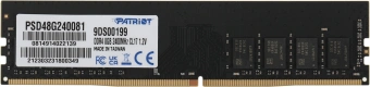 Память DDR4 8GB 2400MHz Patriot PSD48G240081 Signature RTL PC4-19200 CL17 DIMM 288-pin 1.2В single rank Ret - купить недорого с доставкой в интернет-магазине