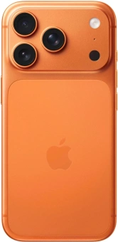 Смартфон Apple A3523 iPhone 17 Pro 256Gb 12Gb оранжевый моноблок 3G 4G 1Sim 6.3" 1206x2622 iOS 26 48Mpix 802.11 a/b/g/n/ac/ax/be NFC GPS Protect - купить недорого с доставкой в интернет-магазине