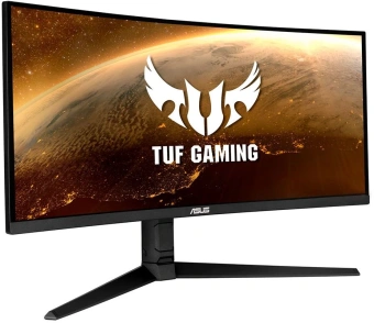 Монитор Asus 34" TUF Gaming VG34VQL1B темно-серый VA LED 1ms 21:9 HDMI M/M матовая HAS Piv 550cd 178гр/178гр 3440x1440 165Hz DP 2K USB 9.01кг - купить недорого с доставкой в интернет-магазине