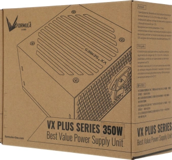 Блок питания Formula ATX 350W AC VX PLUS (20+4pin) 120mm fan 2xSATA RTL - купить недорого с доставкой в интернет-магазине