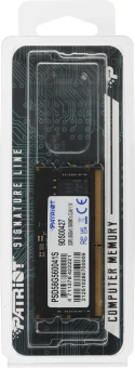 Память DDR5 8GB 5600MHz Patriot PSD58G560041S Signature Line RTL PC5-44800 CL46 SO-DIMM 262-pin 1.1В single rank Ret - купить недорого с доставкой в интернет-магазине