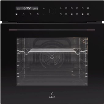 Духовой шкаф Электрический Lex EDS 101 BBL черный/нержавеющая сталь - купить недорого с доставкой в интернет-магазине