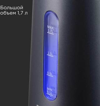 Чайник электрический Redmond KM238 1.7л. 2200Вт серо-голубой корпус: нерж.сталь/пластик - купить недорого с доставкой в интернет-магазине