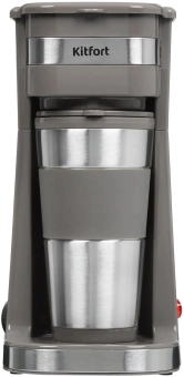 Кофеварка капельная Kitfort КТ-7316 750Вт коричневый/нержавеющая сталь - купить недорого с доставкой в интернет-магазине