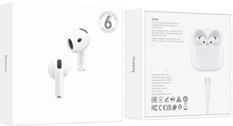 Гарнитура внутриканальные Hoco EW84 белый беспроводные bluetooth в ушной раковине (47779) - купить недорого с доставкой в интернет-магазине