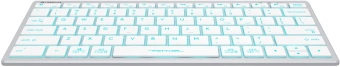 Клавиатура A4Tech FX61 белый USB slim LED (FX61 WHITE) кабель 1.5м - купить недорого с доставкой в интернет-магазине