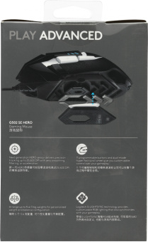 Мышь Logitech G502 SE Hero черный/белый лазерная 16000dpi USB 11but (910-005732) - купить недорого с доставкой в интернет-магазине