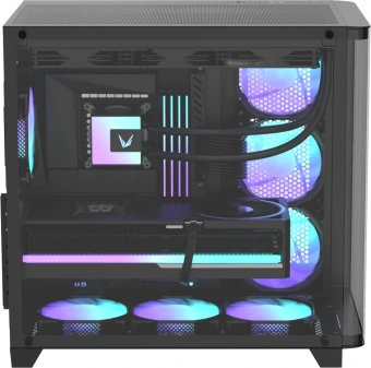 Корпус Formula Crystal U2 черный без БП ATX 1xUSB2.0 1xUSB3.0 1xUSB3.1 audio bott PSU - купить недорого с доставкой в интернет-магазине