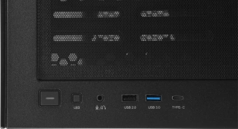 Корпус Azza Cove черный без БП ATX 6x120mm 2x140mm 1xUSB2.0 1xUSB3.0 audio bott PSU - купить недорого с доставкой в интернет-магазине