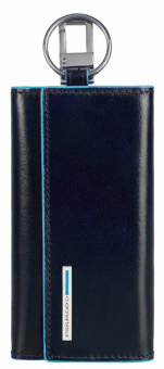 Ключница Piquadro Blue Square PC1397B2/BLU2 синий натур.кожа - купить недорого с доставкой в интернет-магазине