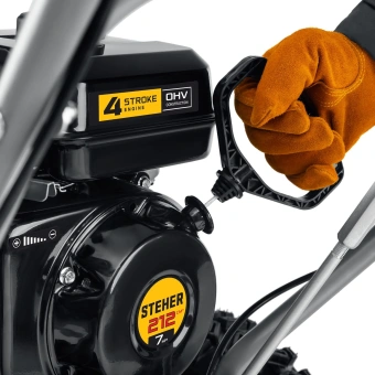 Снегоуборщик бензин. Steher GST-756 5.15кВт 7л.с. - купить недорого с доставкой в интернет-магазине