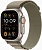 Смарт-часы Apple Watch Ultra 2 A2986 49мм OLED корп.титан Alpine loop рем.оливковый разм.брасл.:160-210мм (MRF03LW/A)