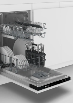 Посудомоечная машина встраив. Beko BDIS1SQ021 2100Вт узкая - купить недорого с доставкой в интернет-магазине