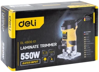 Фрезер Deli DL-XB06-E1 550Вт 30000об/мин макс.ход:30мм - купить недорого с доставкой в интернет-магазине
