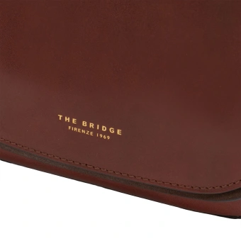 Сумка хобо женская The Bridge Luce 04231601/14 коричневая натур.кожа - купить недорого с доставкой в интернет-магазине