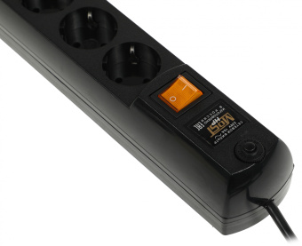 Сетевой фильтр Most HP 2м (6 розеток) черный (коробка) - купить недорого с доставкой в интернет-магазине